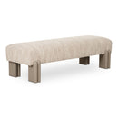 Textured Fabric Bench | Novi Living Priya