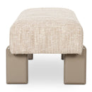 Textured Fabric Bench | Novi Living Priya