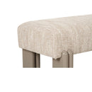 Textured Fabric Bench | Novi Living Priya
