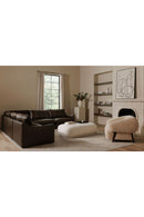 Cream Fur Lounge Chair | Novi Living Devlin | Oroa.com