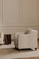 Hospitality furniture - Textured Boucle Accent Chair - www.oroatrade.com