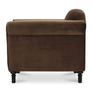 Mohair Inspired Rolled-Arm Accent Chair | Novi Living Harmony