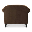 Mohair Inspired Rolled-Arm Accent Chair | Novi Living Harmony