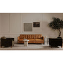 Mohair Inspired Rolled-Arm Accent Chair | Novi Living Harmony