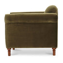 Mohair Inspired Rolled-Arm Accent Chair | Novi Living Harmony