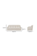 Hospitality furniture - Curved Back Upholstered Sofa - www.oroatrade.com