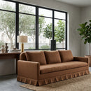 Pleated Skirt Fabric Sofa | Novi Living Pellicano