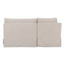 Beige U-Shaped Dining Banquette Slipcover L | Novi Living Fable