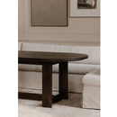 Beige L-Shaped Dining Banquette Slipcover XS | Novi Living Fable