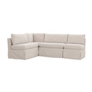 Beige L-Shaped Dining Banquette Slipcover XS | Novi Living Fable