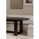 Beige L-Shaped Dining Banquette Slipcover M | Novi Living Fable