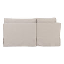 Beige U-Shaped Dining Banquette Slipcover XS | Novi Living Fable