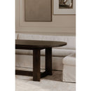 Beige U-Shaped Dining Banquette Slipcover XS | Novi Living Fable