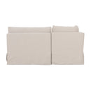 Beige U-Shaped Dining Banquette Slipcover S | Novi Living Fable