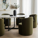 Hospitality furniture - Upholstered Swivel Dining Chair - www.oroatrade.com