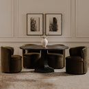 Hospitality furniture - Upholstered Swivel Dining Chair - www.oroatrade.com
