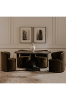 Upholstered Swivel Dining Chair | Novi Living Dane | Oroatrade.com