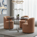 Hospitality furniture - Upholstered Swivel Dining Chair - www.oroatrade.com