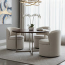 Hospitality furniture - Upholstered Swivel Dining Chair - www.oroatrade.com