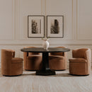 Hospitality furniture - Upholstered Swivel Dining Chair - www.oroatrade.com