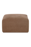 Brown Slipcover Ottoman | Novi Living Isla | Oroatrade.com