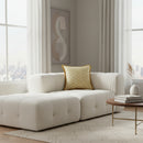 Geometric Print Fringed Cushion | Novi Living Leone