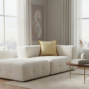 Hospitality furniture - Geometric Print Fringed Cushion - www.oroatrade.com