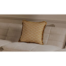 Hospitality furniture - Geometric Print Fringed Cushion - www.oroatrade.com