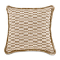Geometric Print Fringed Cushion | Novi Living Leone