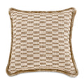 Hospitality furniture - Geometric Print Fringed Cushion - www.oroatrade.com