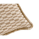 Hospitality furniture - Geometric Print Fringed Cushion - www.oroatrade.com