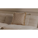 Hospitality furniture - Geometric Print Fringed Cushion - www.oroatrade.com