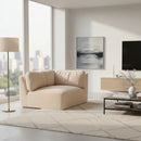 Hospitality furniture - Chenille Corner Sofa - www.oroatrade.com