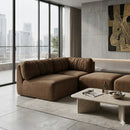 Hospitality furniture - Chenille Corner Sofa - www.oroatrade.com