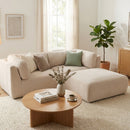 Hospitality furniture - Chenille Sectional Corner Sofa - www.oroatrade.com