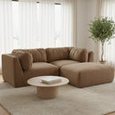 Hospitality furniture - Chenille Sectional Corner Sofa - www.oroatrade.com