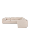 Chenille L-Shaped Modular Sofa | Novi Living Matina | Oroatrade.com