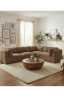 Chenille L-Shaped Modular Sofa | Novi Living Matina | Oroatrade.com