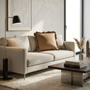 Hospitality furniture - Ruffled-Edge Linen Cushion - www.oroatrade.com
