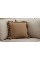 Ruffled-Edge Linen Cushion | Novi Living Betty | Oroa.com