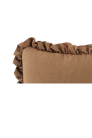 Ruffled-Edge Linen Cushion | Novi Living Betty | Oroa.com