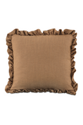 Ruffled-Edge Linen Cushion | Novi Living Betty | Oroa.com