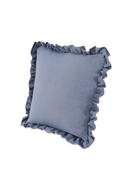 Ruffled-Edge Linen Cushion | Novi Living Betty | Oroa.com