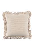 Ruffled-Edge Linen Cushion | Novi Living Betty | Oroa.com