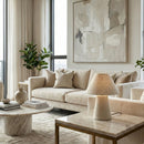 Hospitality furniture - Flecked White Table Lamp - www.oroatrade.com