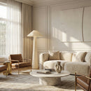 Cream Cotton Floor Lamp | Novi Living Gigi