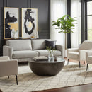 Hospitality furniture - Metallic Round Coffee Table - www.oroatrade.com