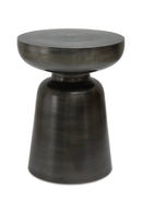 Hospitality furniture - Antique Nickel Accent Table - www.oroatrade.com