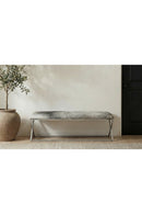 Gray Cowhide Bench | Novi Living Rossi | Oroa.com