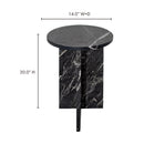Hospitality furniture - Round Marble Modern Accent Table - www.oroatrade.com